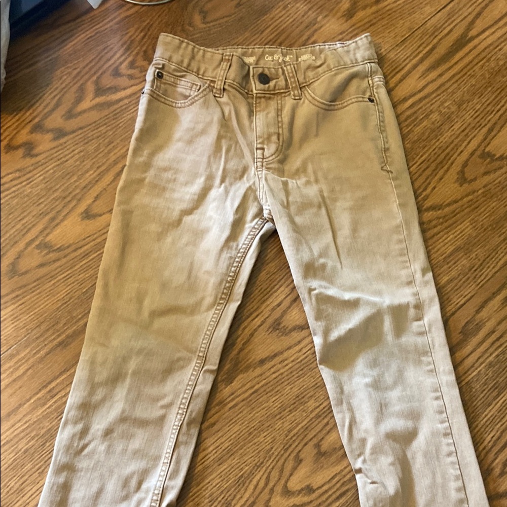 Cat & Jack Kids Beige Jeans